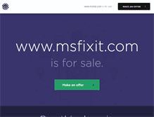 Tablet Screenshot of msfixit.com